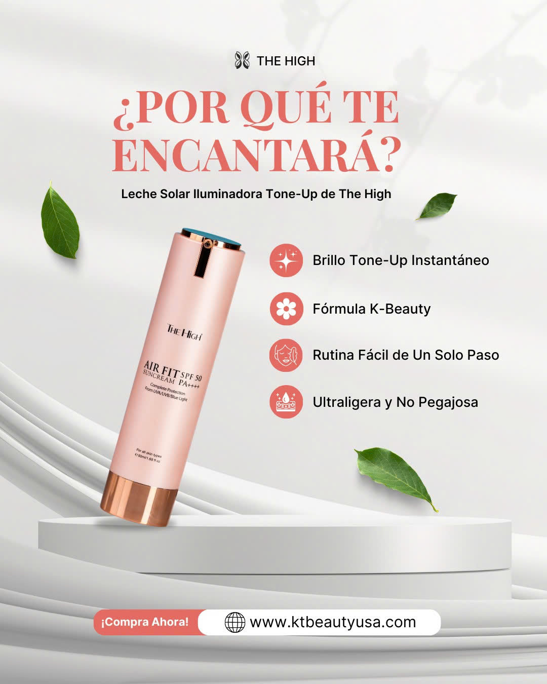 Leche Solar Tonificante The High